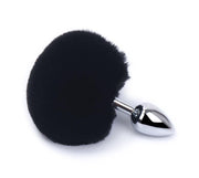 Buttplug Konijnenstaartje - Zwart-Laced-up.nl