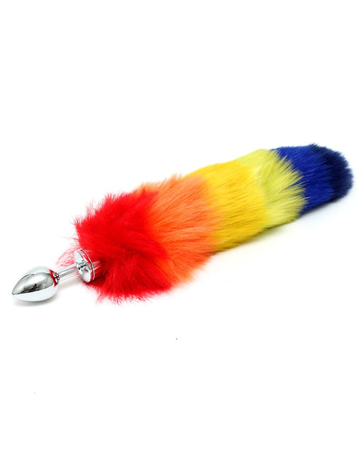 Rimba - Buttplug RVS Klein Met unicorn staart-Laced-up.nl