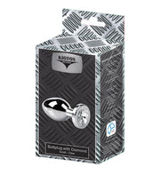 Kiotos - Buttplug RVS - Wit Sierkristal - Small-Laced-up.nl