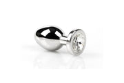 Kiotos - Buttplug RVS - Wit Sierkristal - Small-Laced-up.nl