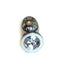 Kiotos - Buttplug RVS Met Transparant Kristal - Medium-Laced-up.nl