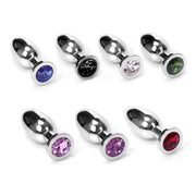 Kiotos - Buttplug RVS Met Transparant Kristal - Small-Laced-up.nl
