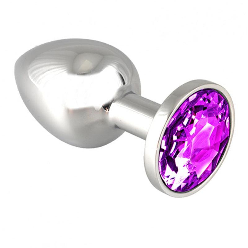 Rimba - Buttplug XS Met Paars Kristal-Laced-up.nl