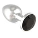 Rimba - Buttplug XS Met Zwart Kristal-Laced-up.nl