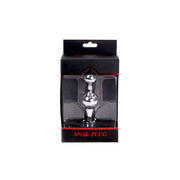 Aluminium Buttplug met Bollingen - Siliconen Zuignap-Erotiekvoordeel.nl