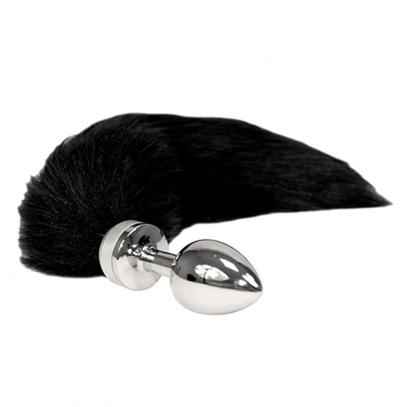 Rimba - Buttplug Klein Met Zwarte staart-Laced-up.nl