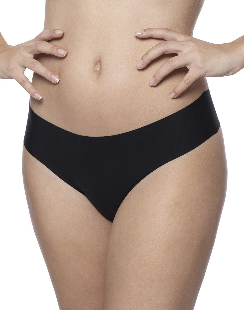 Bye Bra - Hilo invisible - pack de 2 - nude y negro-Erotiekvoordeel.nl