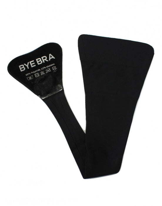 Bye Bra - Onzichtbare Plak String - Zwart-Erotiekvoordeel.nl