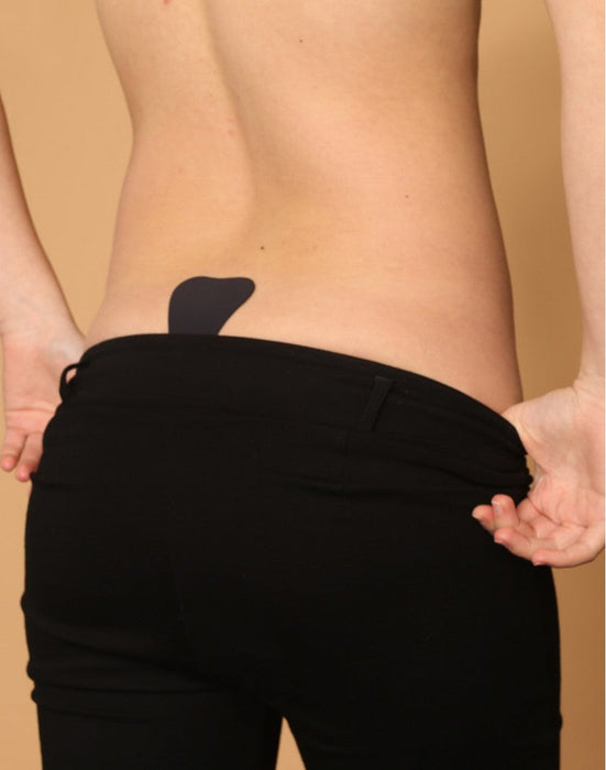 Bye Bra - Onzichtbare Plak String - Zwart-Erotiekvoordeel.nl