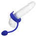 Calexotics - Admiral Cockring met Verzwaarde Vibrerende Buttplug - Blauw-Laced-up.nl