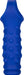 Calexotics - Admiral Geribbelde Penis Sleeve - Liquid Siliconen - Blauw-Laced-up.nl