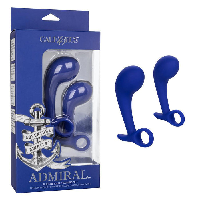 Calexotics - Admiral Siliconen Anale Training Set - Blauw-Laced-up.nl