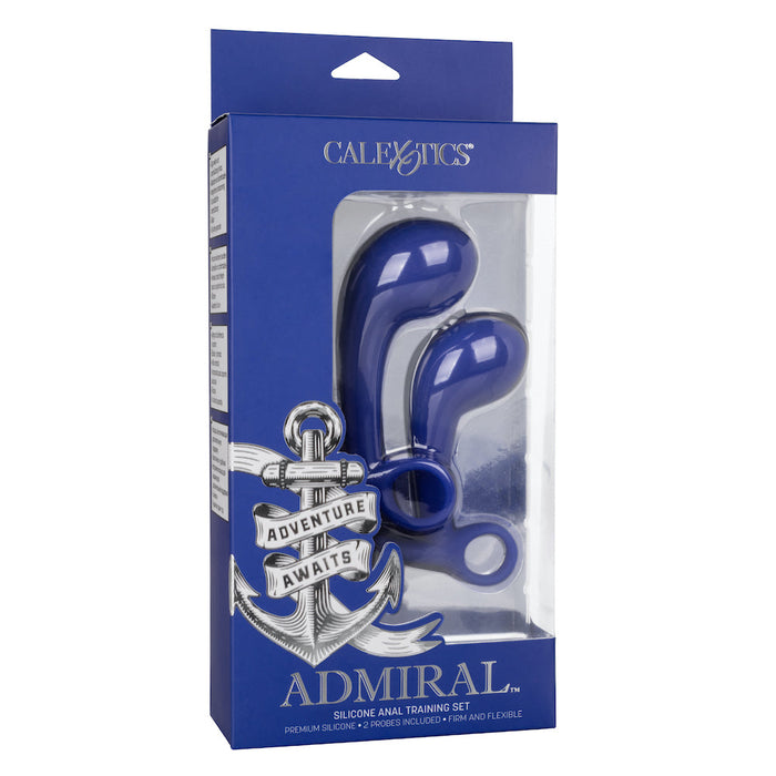 Calexotics - Admiral Siliconen Anale Training Set - Blauw-Laced-up.nl