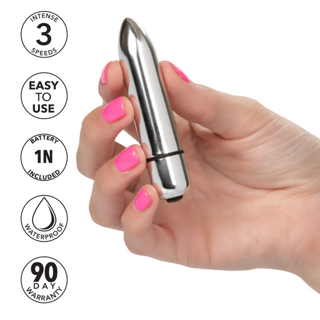 Calexotics - High Intensity - Bullet Vibrator - Zilver-Laced-up.nl