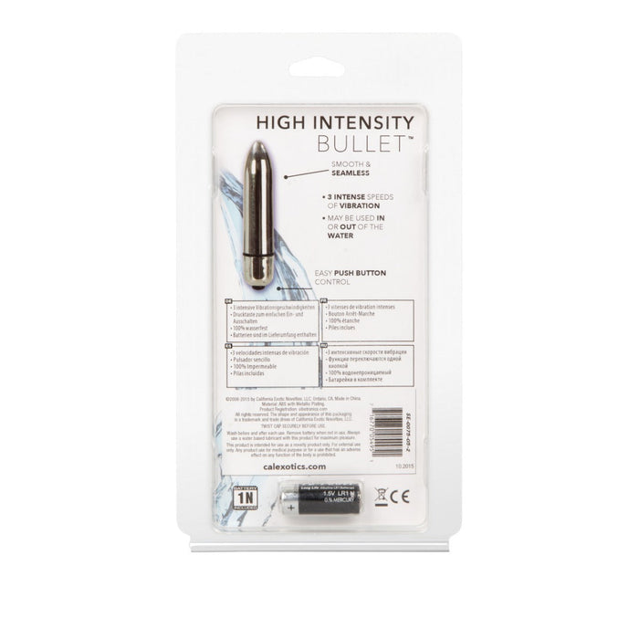 Calexotics - High Intensity - Bullet Vibrator - Zilver-Laced-up.nl