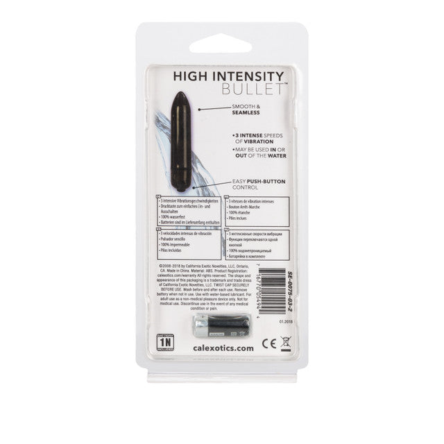 Calexotics - High Intensity - Bullet Vibrator - Zwart-Laced-up.nl