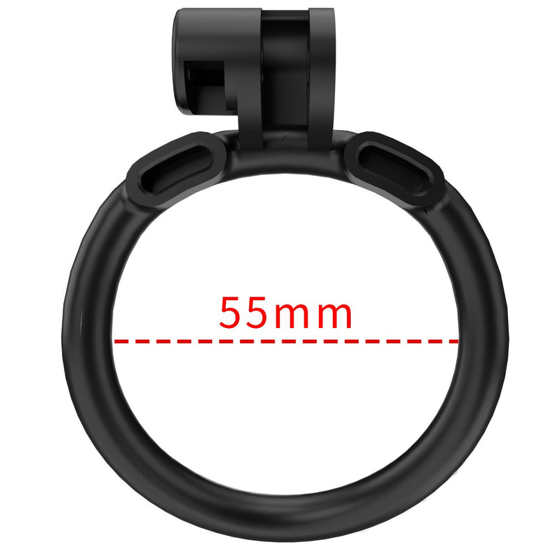 Cellmate - Centurion - Chastity Cage with Penis Plug - Penis Cage - Black - Size 3-Laced-up.nl