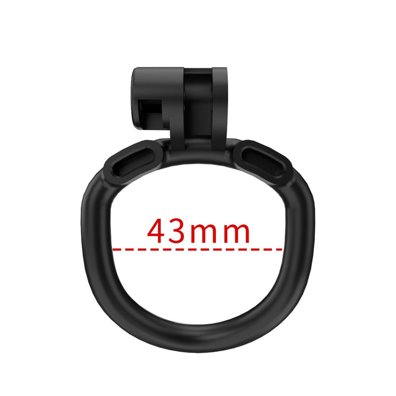 Cellmate - Centurion - Chastity Cage with Penis Plug - Penis Cage - Black - Size 3-Laced-up.nl