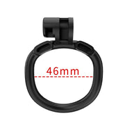 Cellmate - Centurion - Chastity Cage with Penis Plug - Penis Cage - Black - Size 3-Laced-up.nl