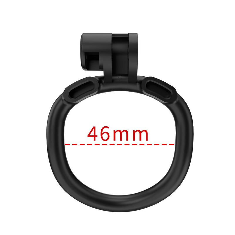Cellmate - Centurion - Chastity Cage with Penis Plug - Penis Cage - Black - Size 3-Laced-up.nl