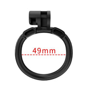 Cellmate - Centurion - Chastity Cage with Penis Plug - Penis Cage - Black - Size 3-Laced-up.nl