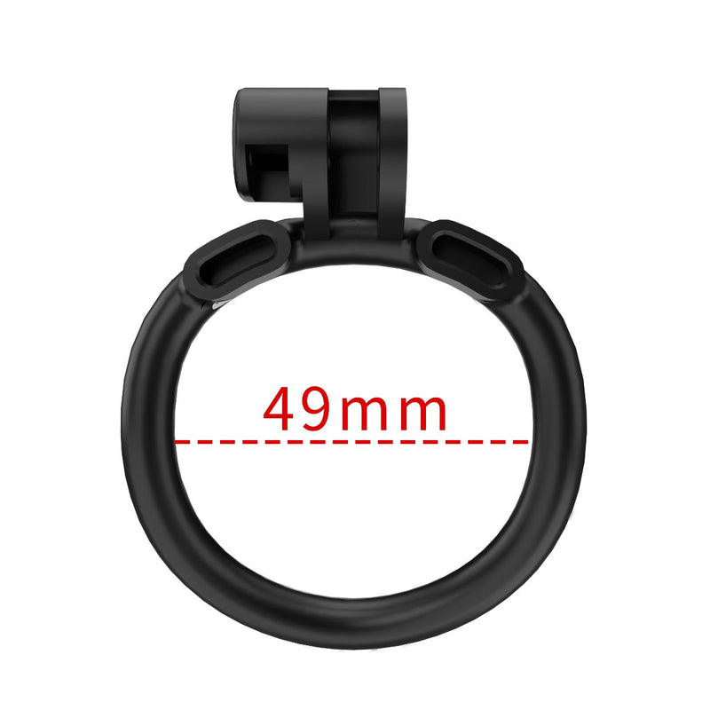 Cellmate - Centurion - Chastity Cage with Penis Plug - Penis Cage - Black - Size 3-Laced-up.nl