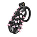 Cellmate - FlexiSpike Chastity Cage Size 4 - Kuisheidskooi - Peniskooi - Met Roze of Zwarte Spikes - Maat 4-Erotiekvoordeel.nl