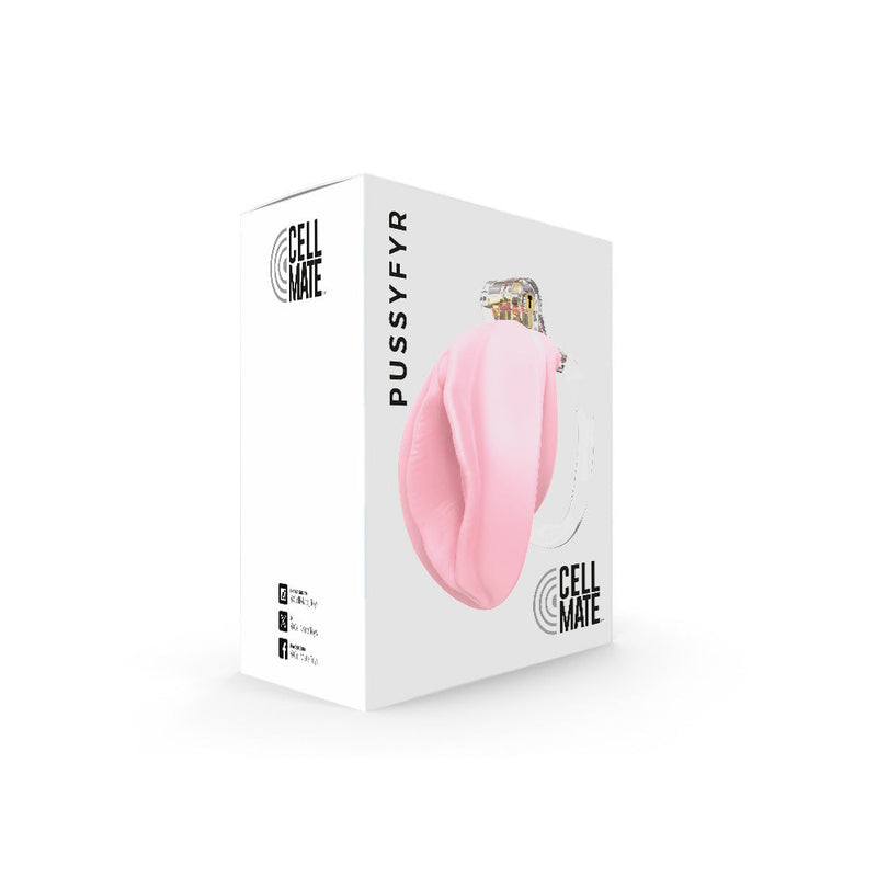 Cellmate - Pussyfyer - Keuschheitskäfig - Peniskäfig - Rosa - Laced-up.nl