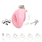 Cellmate - Pussyfyer - Keuschheitskäfig - Peniskäfig - Rosa - Laced-up.nl
