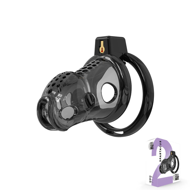 Cellmate - Spartacus - Flexible TPE Chastity Cage - Penis Cage - Size 2-Laced-up.nl