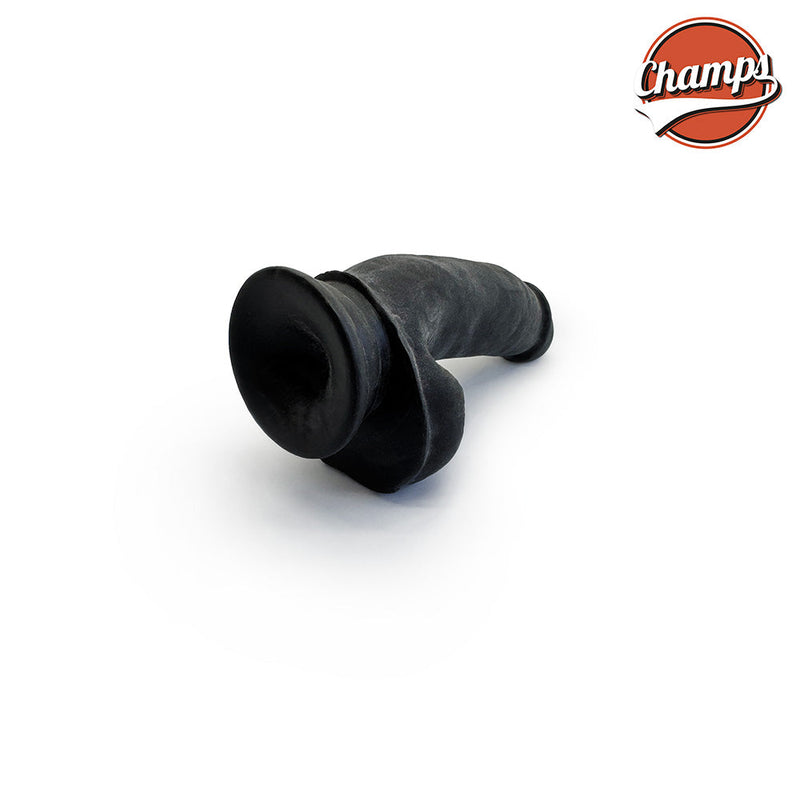 Champs - Bobby - Dual Density Dildo - 15 cm - Zwart-Erotiekvoordeel.nl