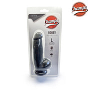 Champs - Bobby - Dual Density Dildo - 15 cm - Zwart-Erotiekvoordeel.nl
