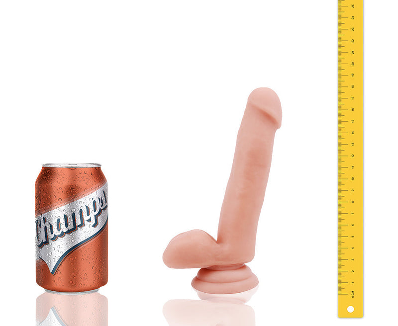 Champs - Cocky - Dual Density Dildo 8 x 3,1 cm - Lichte Huidskleur-Laced-up.nl