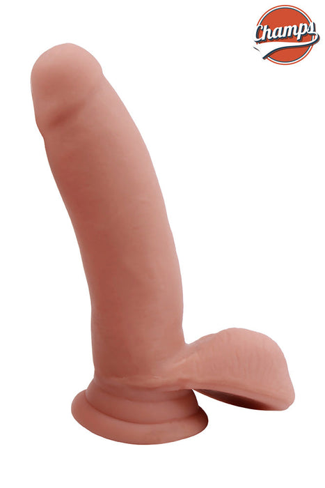 Champs - Derpy - Dual Density Dildo - 17.5 x 3,1 cm - Lichte Huidskleur-Laced-up.nl