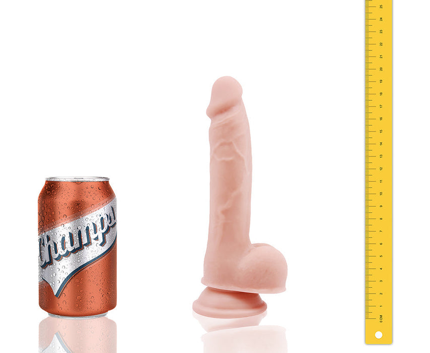 Champs - Dorky - Dual Density Dildo - 19.5 x 3.1 cm - Lichte Huidskleur-Laced-up.nl