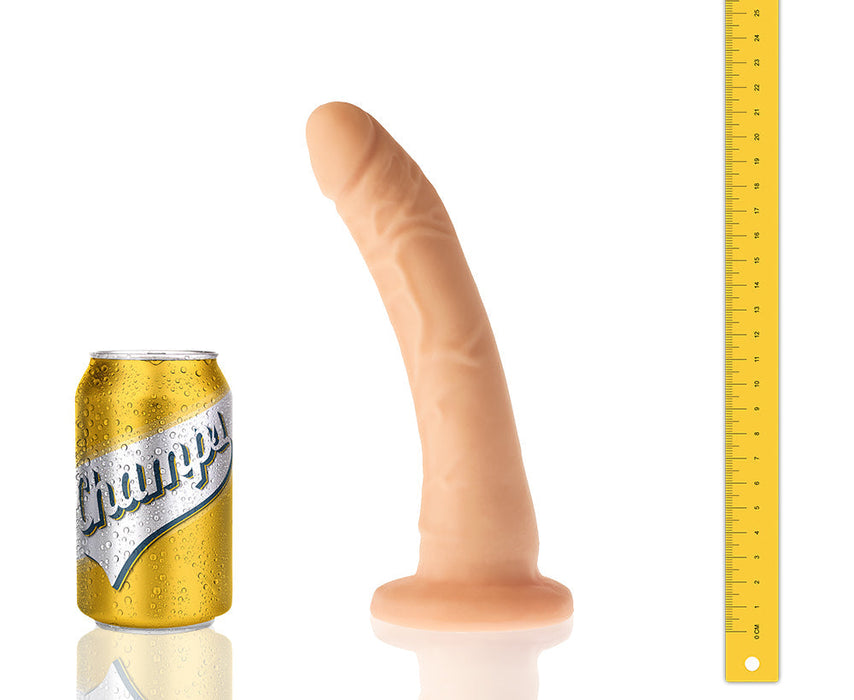 Champs - Groovy - Original Dildo - 21.5 x 3 cm - Lichte Huidskleur-Laced-up.nl