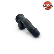 Champs - Teddy - Dual Density Dildo - 16 cm - Zwart-Erotiekvoordeel.nl
