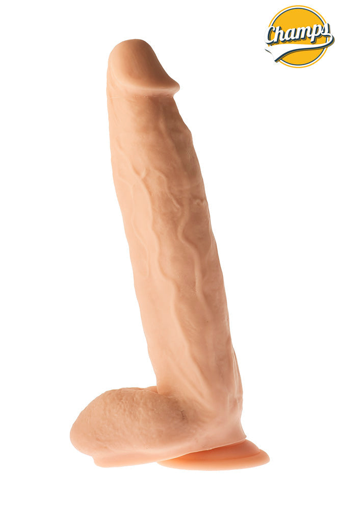 Champs - Veiny - Original Dildo - 31.5 x 6 cm - Lichte Huidskleur-Laced-up.nl