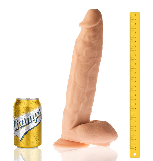 Champs - Veiny - Original Dildo - 31.5 x 6 cm - Lichte Huidskleur-Laced-up.nl