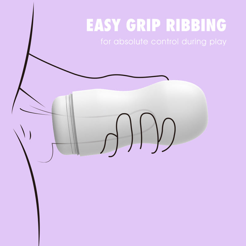 Chisa - Boost Bulbed - Stroker Masturbator - White-Laced-up.nl