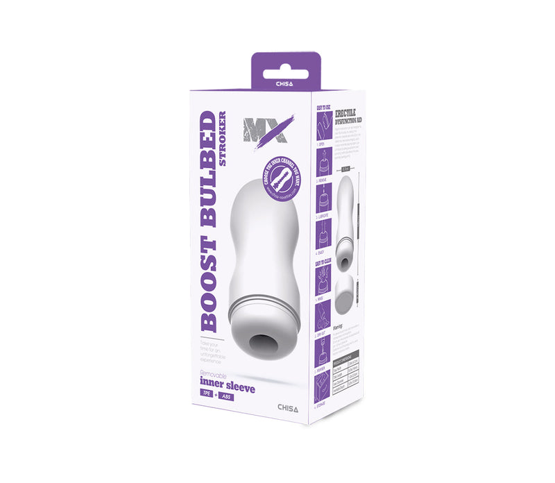 Chisa - Boost Bulbed - Stroker Masturbator - Wit-Laced-up.nl