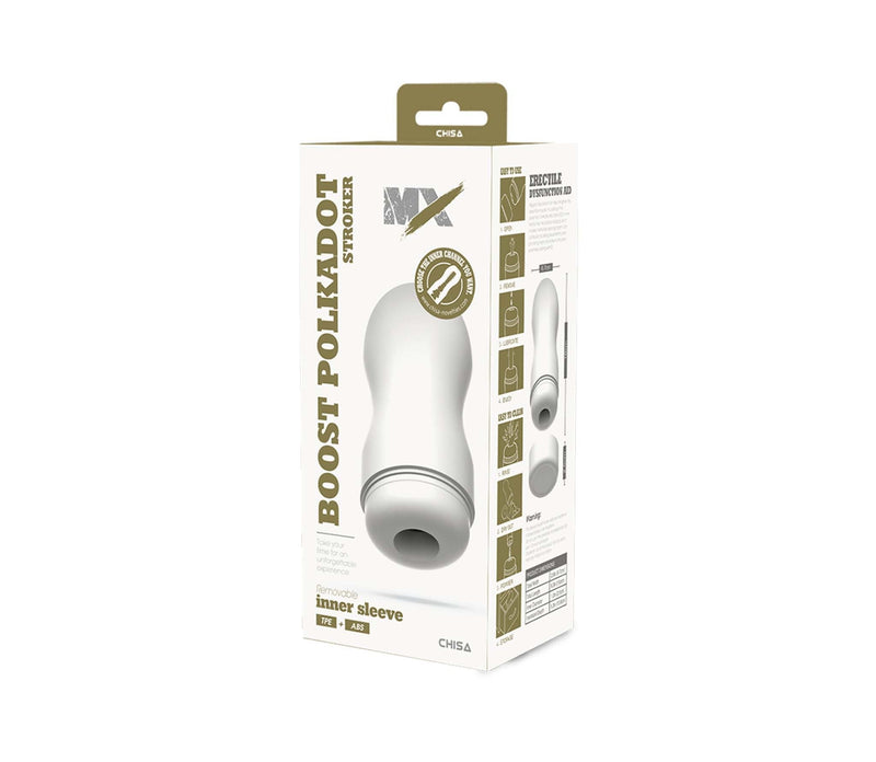 Chisa - Boost Polkadot - Stroker Masturbator - White-Laced-up.nl