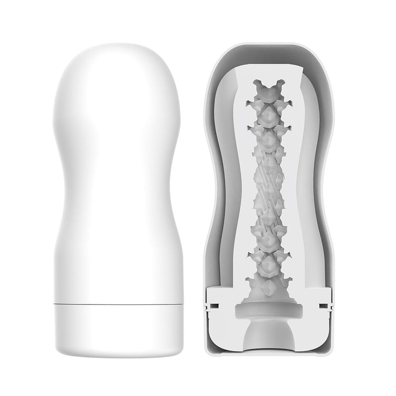 Chisa - Boost Ribbed - Stroker Masturbator - Wit-Laced-up.nl