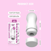 Chisa - Boost Striped - Stroker Masturbator - Wit-Laced-up.nl