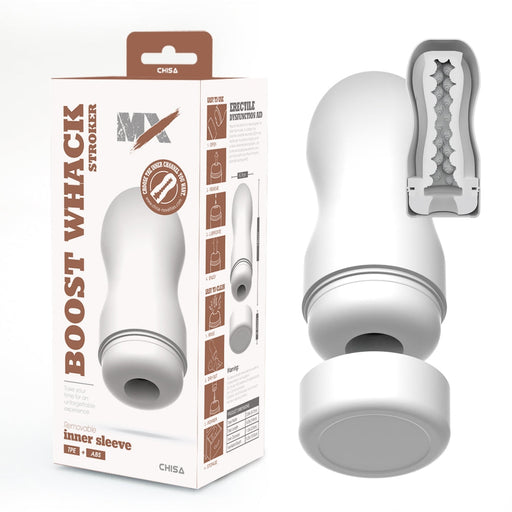 Chisa - Boost Whack - Masturbateur Stroker - Blanc-Laced-up.nl