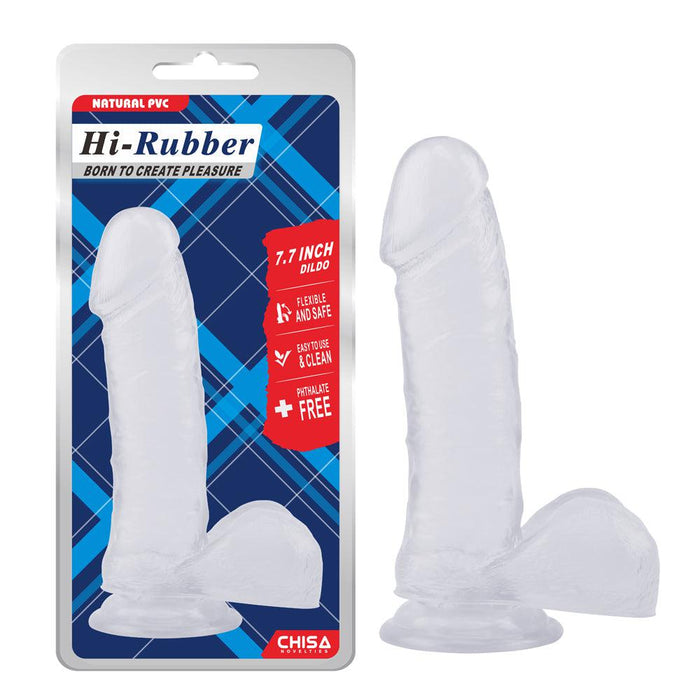 Chisa - Dildo Met Zuignap - 19, 5 cm - Transparant-Laced-up.nl