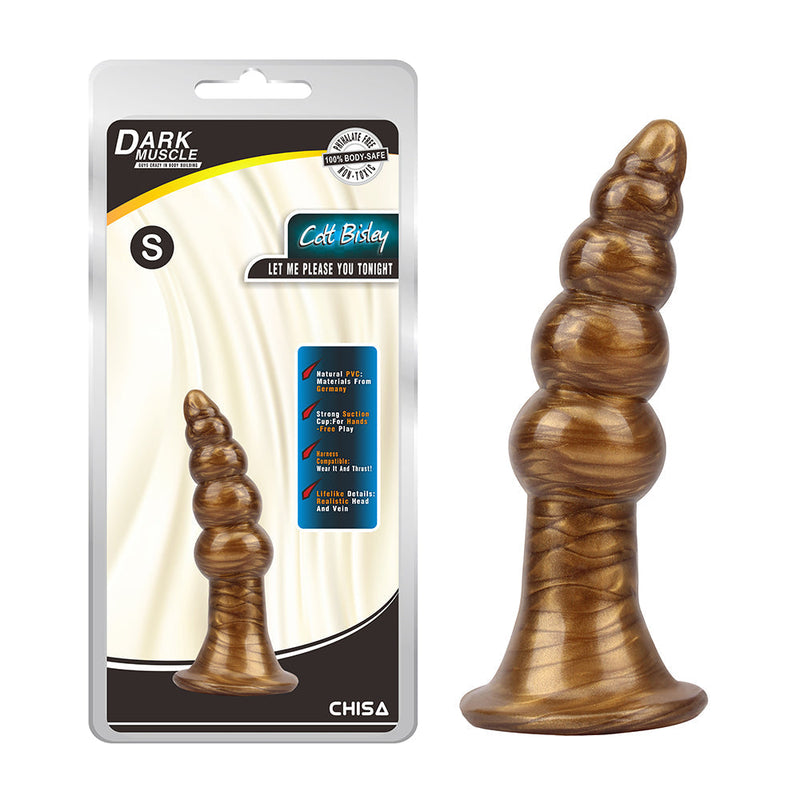 Chisa - Gold - Buttplug Colt - Bisley - Goud-Erotiekvoordeel.nl