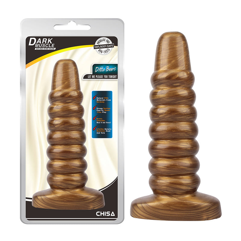 Chisa - Gold - Gouden Buttplug Ditto Beers - Goud-Laced-up.nl