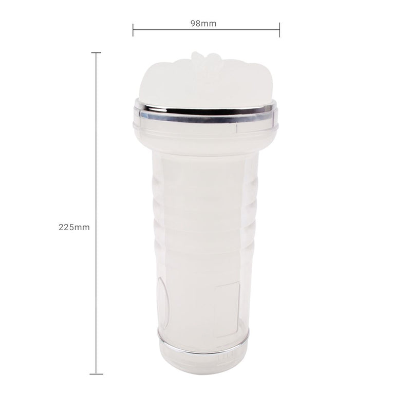 Chisa - Grip Vagina Masturbation Cup - Masturbator - Transparant-Laced-up.nl