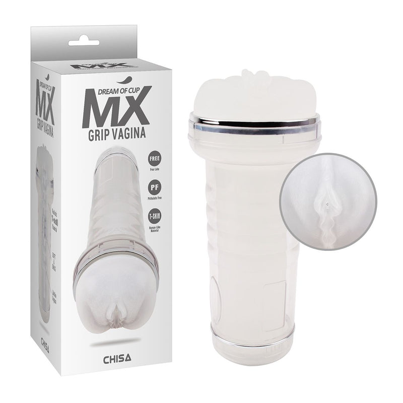Chisa - Grip Vagina Masturbation Cup - Masturbator - Transparant-Laced-up.nl
